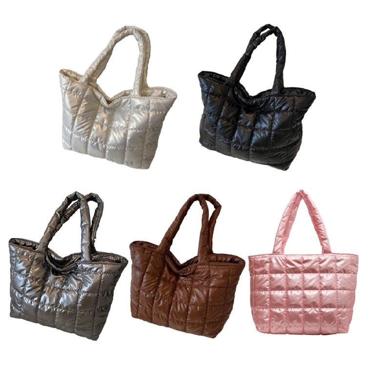 Puffer Bag for Women Functional and Fashionable Shoulder Bag Shopping Handbag