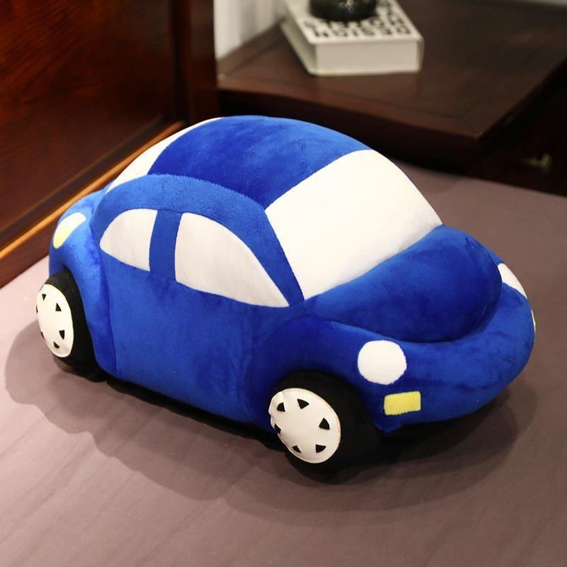 Schattig Cartoon Auto Pluche Speelgoed Zacht Gevuld Kever Auto Pluche Kussen Mooi Pluche Voertuig Voor Verjaardagscadeau Huis Kamer Decoratie Cartoon 45cm