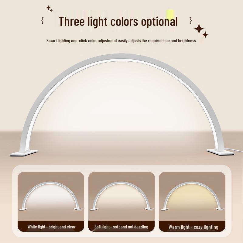 U-Shaped Half-Moon LED Nail & Eyebrow Embroidery Light for Beauty & Nail Art