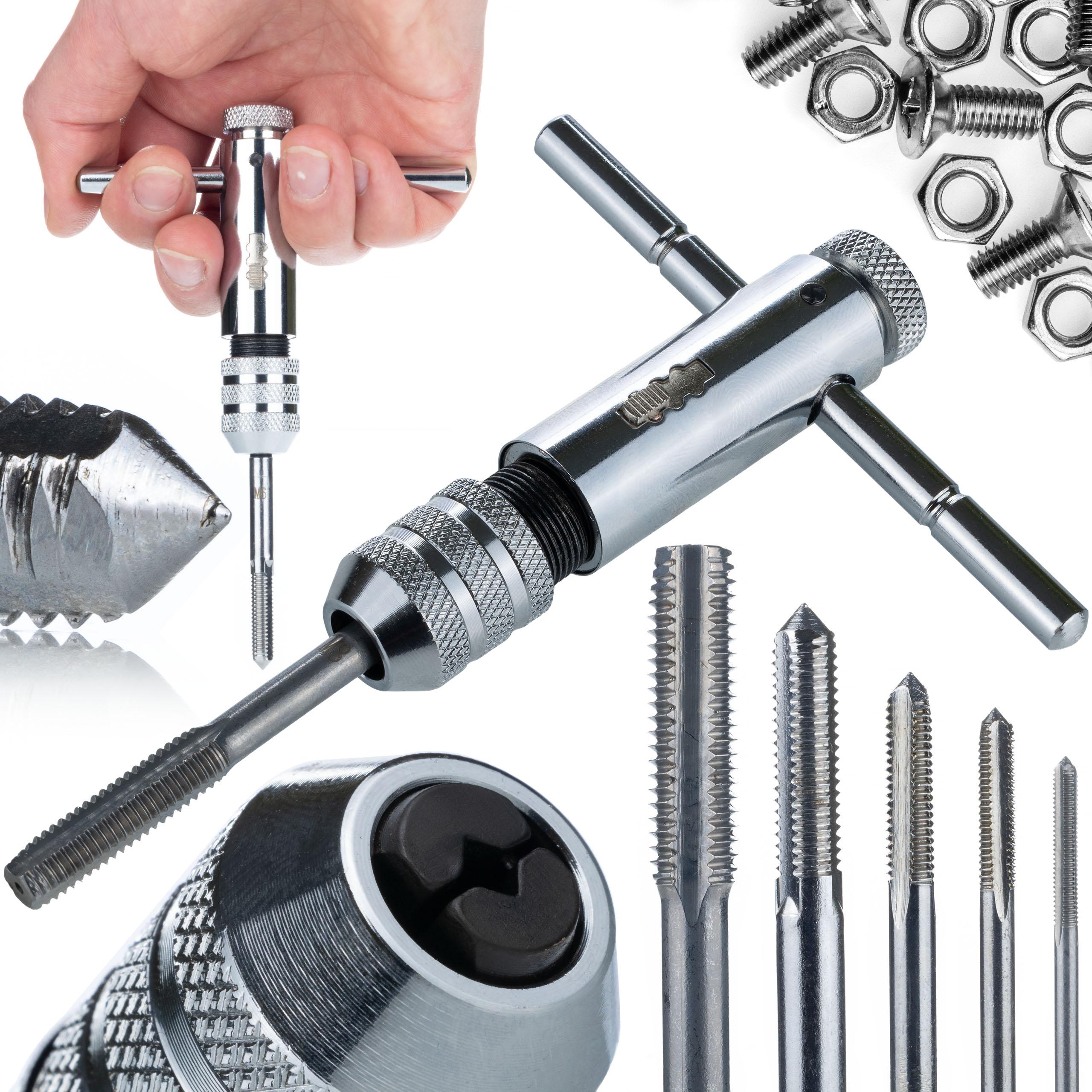 

Rosfix Ręczny Gwintownik M3-M8 – Precyzyjne Gwintowanie Śrub | Zakres M3–M8 | Wykonany ze Stali, Prosty w Obsłudze