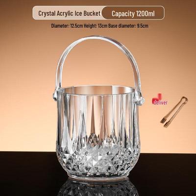 ZISIZ Plastic Ice Bucket