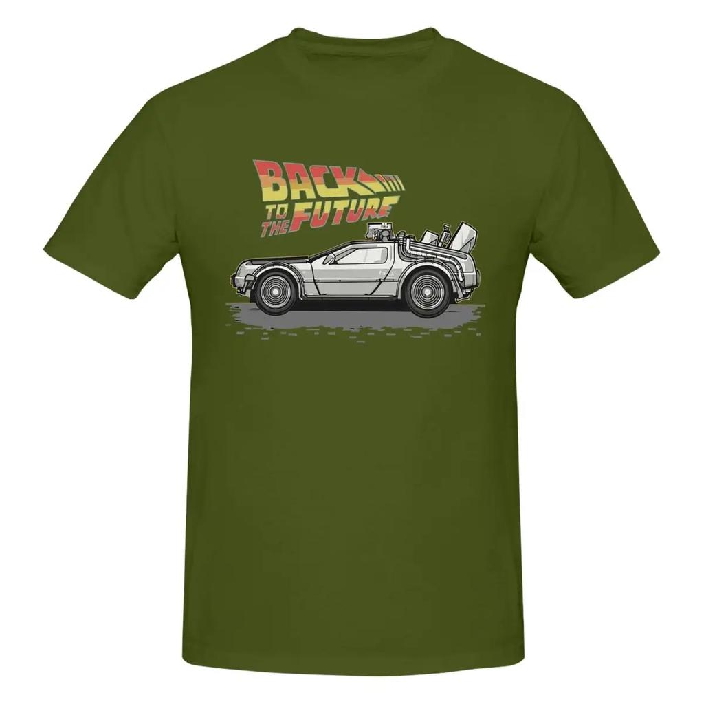 100 Cotton Back To The Future Tshirt Unisexs Classic Oversized T Shirt Unisex Round Neck Summer Shirts Tops S6xl