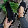 Foreign trade large size spring new low-heeled round head foot cover shallow mouth mother shoes women's knitted versatile casual soft-soled single 