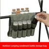 Outdoor Camping Spice Bottle Storage Bag With Portable Travel Design For Barbecue Enthusiasts