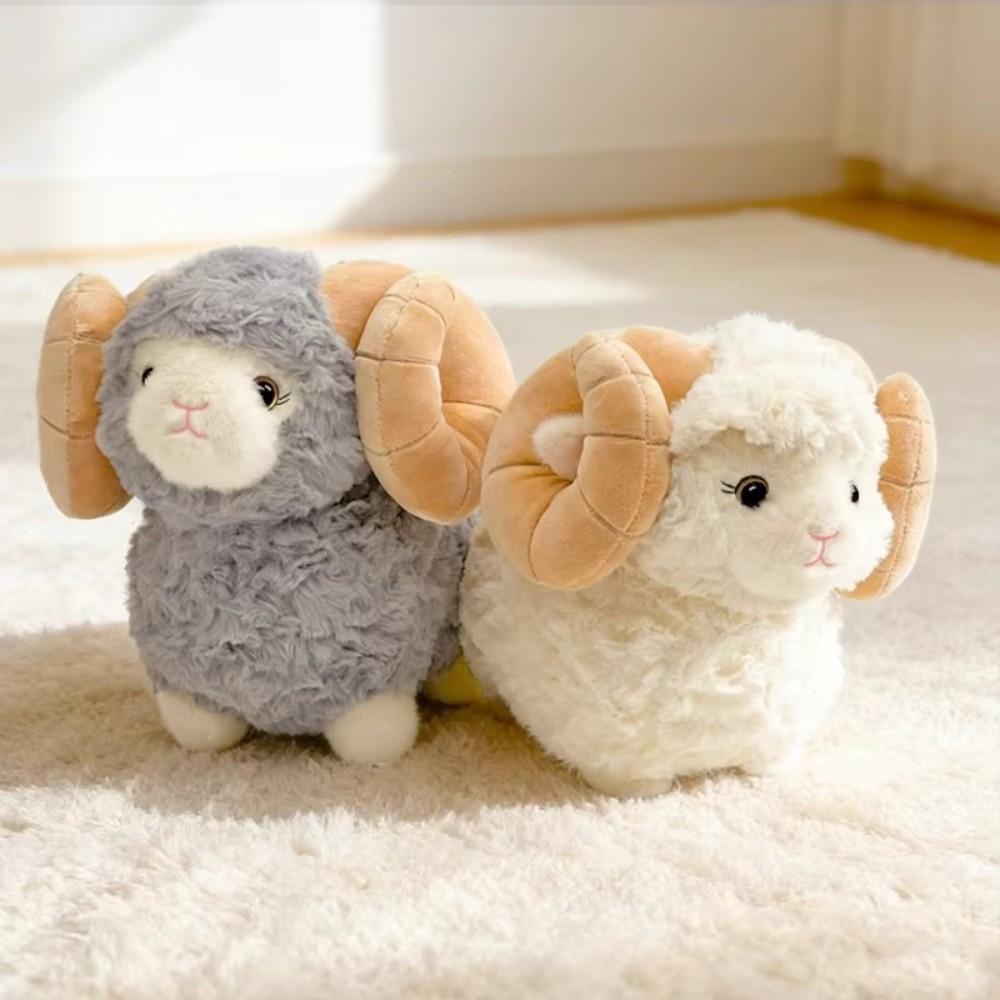 Warm Cozy Simulation Sheep Plush Toy Hugging Appease Sheep Plush Pillow Birthday Gift