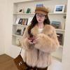 Winter New Imitation Fox Hair Toka Fur Coat High-end Small Fragrance Thickened Fur Coat