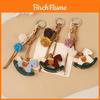 Miu Style Leather Pony Keychain With Handmade Craft For Fashion Bags And Accessories