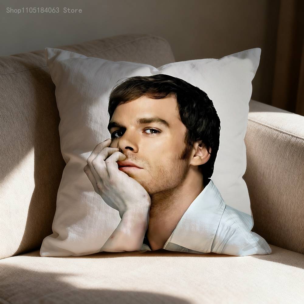 D-Dexter Morgan Pillow Case For Sofa Decor Car Office Room Printing Cushion Cover Decorations and Protector
