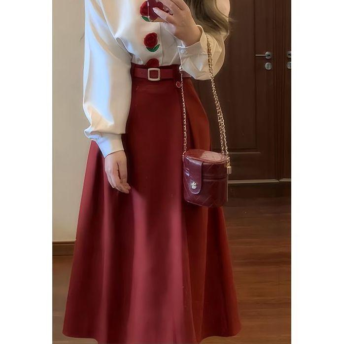 

2026 French Retro Two-Piece Set: Elegant & Chic Women s Fashion XL