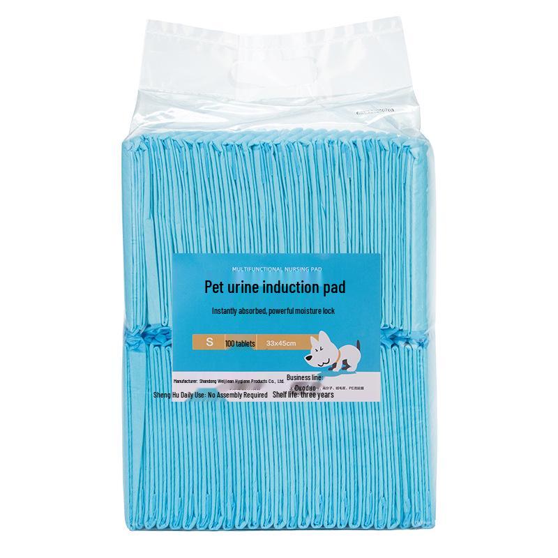 Disposable Pet Diaper Pads, 100-Pack - Thickened, Deodorizing Pads for Dogs & Cats