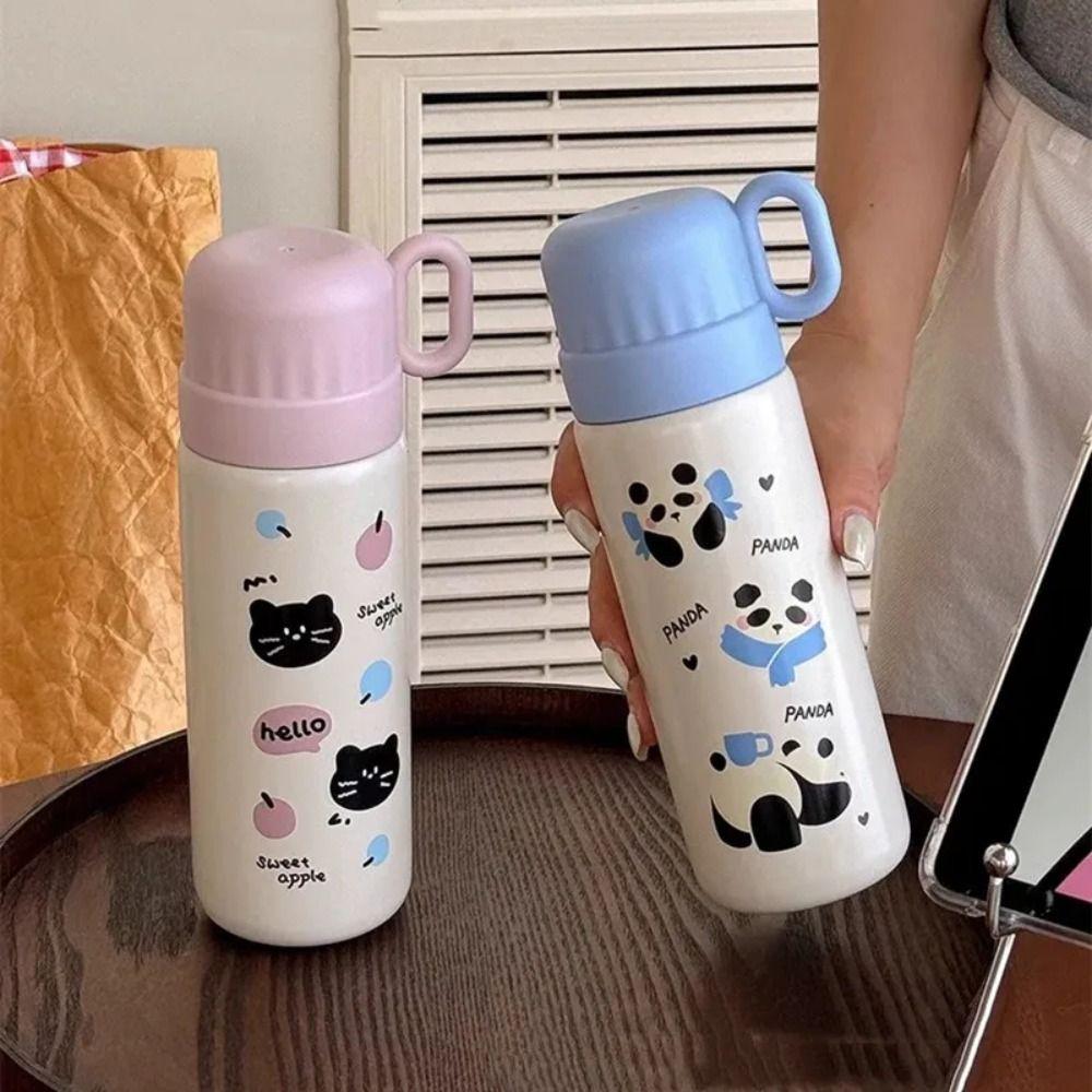 Large Capacity Insulated Water Bottle Heat-Resistant Office Coffee Cup  Travel Tumbler
