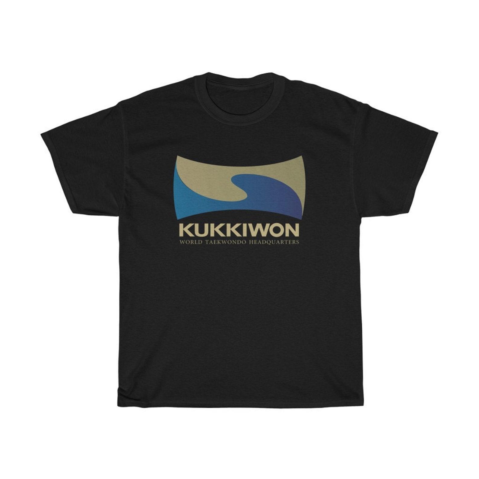 Kukkiwon World Taekwondo Headquarters Logo Red Black T-Shirt Size S to 5XL S