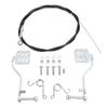Go Kart Pedals with 71 Inch Throttle Cable Steel Go Cart Brake Throttle Pedal Replacement for Carter Go Kart