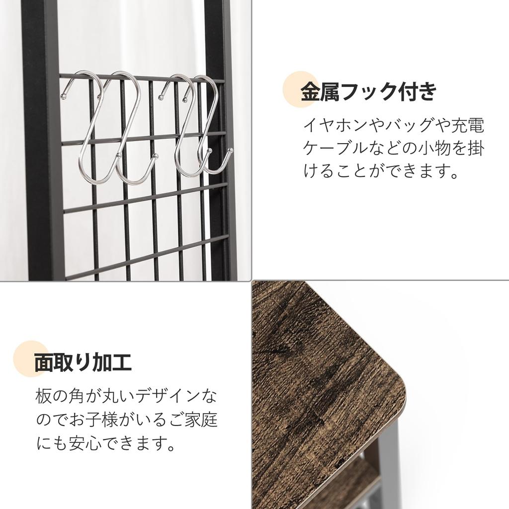 DEWEL Aquarium Stand Width 90cm Aquarium Shelf Aquarium Stand for 90cm Aquarium Assembly Type Aquarium Stand Rack Wood Deco Stand 3 Tier Type Middle