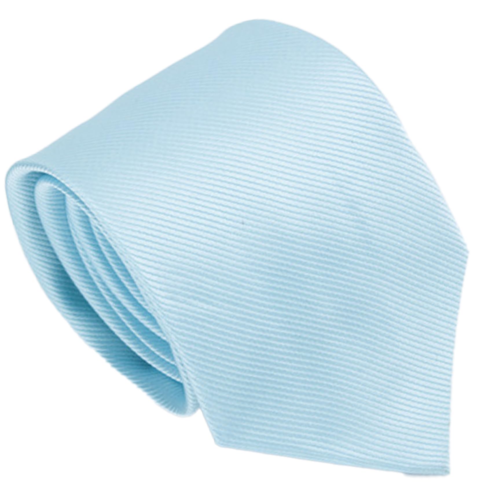 [Ohcol] Wedding Tie, Funeral Tie, Formal Business Tie, Funeral, Memorial Service, Men s Formal Wear, 3.15 inch (8 cm) width, Solid Blue Tie