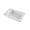 Single Basin, V500 Gelcoat Washbasin