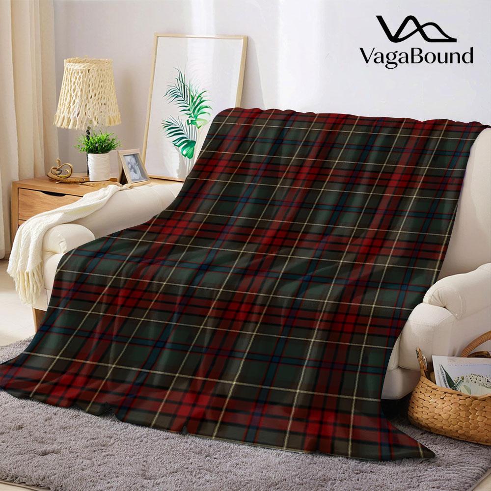 Klassische Tartan karierte Flanelldecke Warm Weich Halloween Weihnachten Sofa Warm Gemütlich Dekorative Deko Geschenk für Alle Jahreszeiten