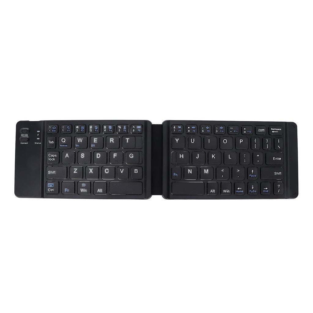 Foldable Keyboard BT3.0 Fast Typing Silent 120mAh Battery Compact Size Wide Compatibility Mini