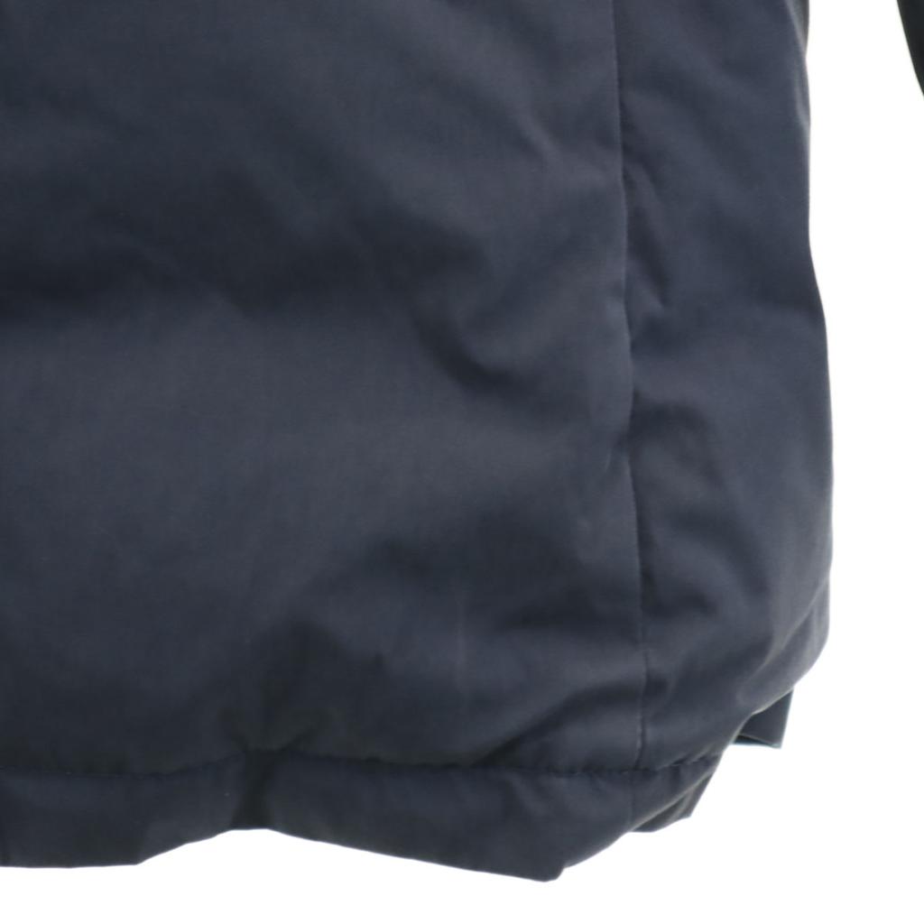 Pyrenex Kurtka puchowa 38 Granatowa Z futrem z szopa pracza Damska Używana