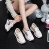 Leather Platform White Shoes Women's Spring and Autumn New Casual Versatile Low-top Sports Shoes Student Board Shoes