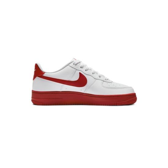 Nike Air Force 1 Low Białe Czerwona Podeszwa CV7663-102