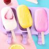 Silicone Ice Cream Mold Reusable Popsicle Moulds Cartoon Animal Mold  Jelly Fruit Ice Cream Mold Summer Kitchen Accessories