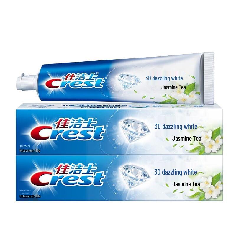 

Crest 3D White Jasmine Tea Toothpaste, 2x120g