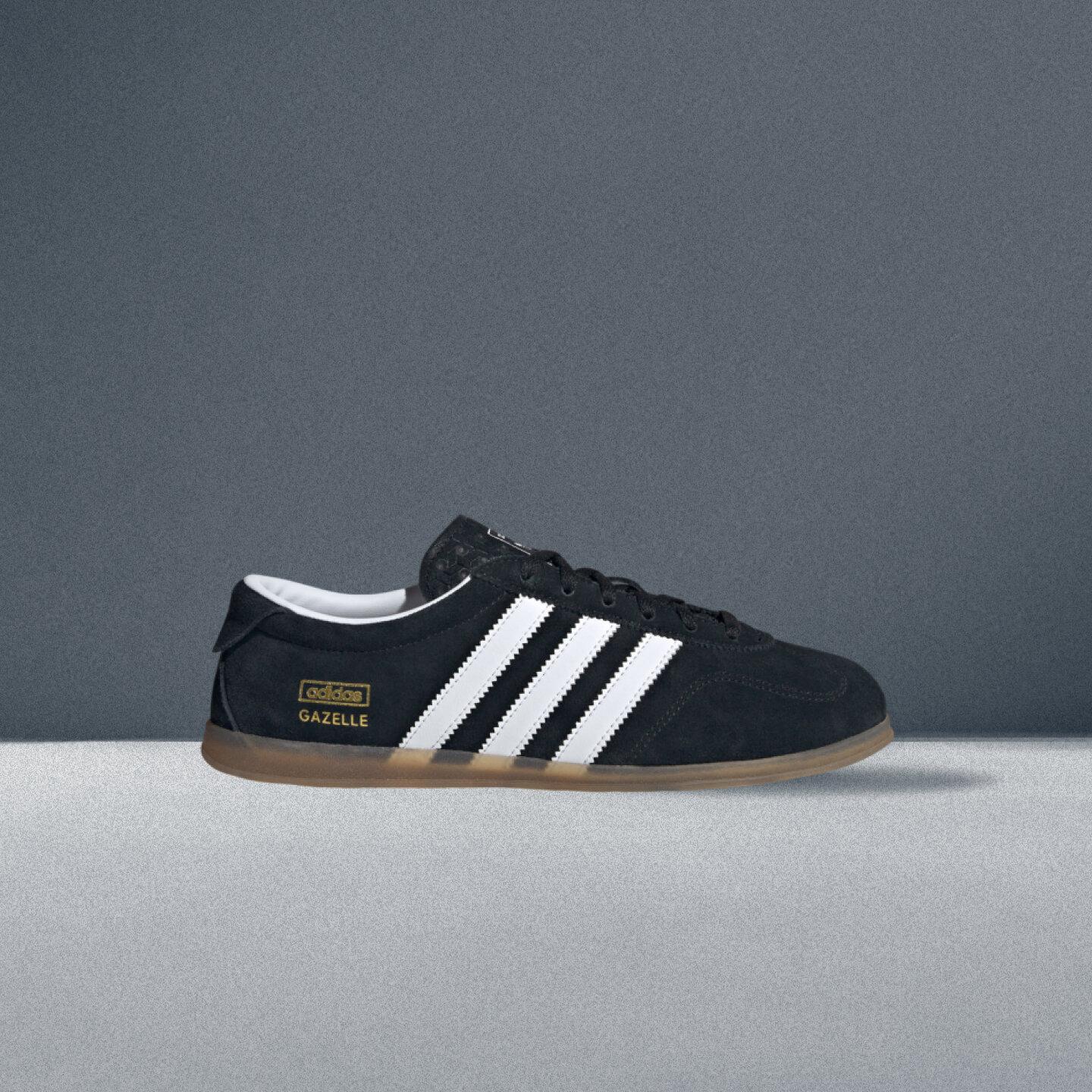 adidas Gazelle Lo Pro Черный Белый Гум (Женский) 38