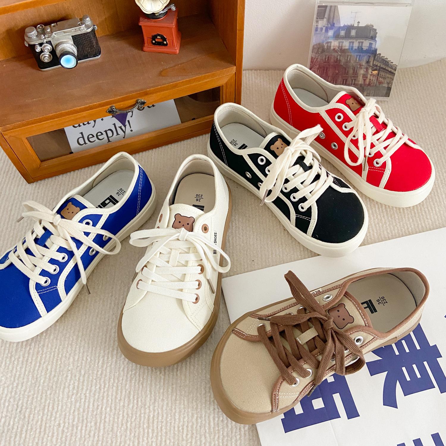 Модные милые теннисные туфли с медведем для женщин 2024 года — фото 7