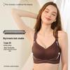 Plus Size Wire-Free Nursing Bra for a Minimizing Bust