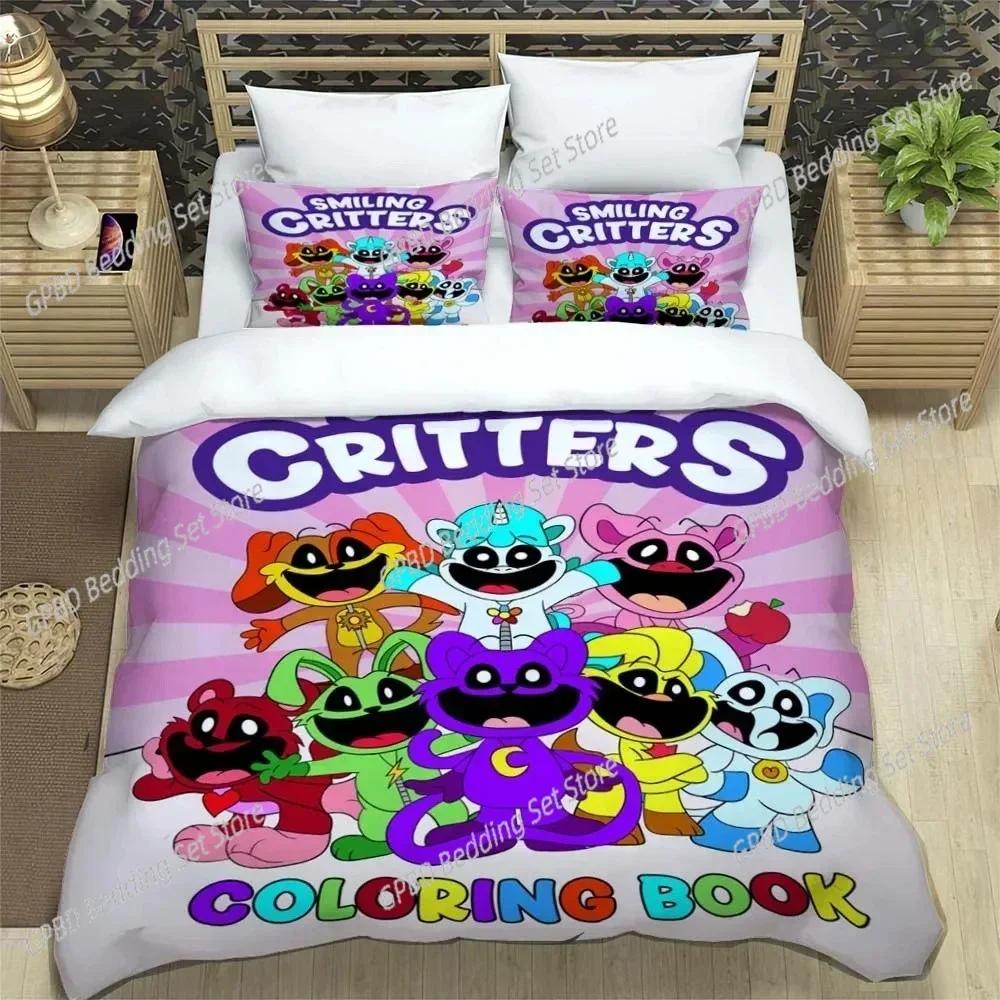 Spiel Regenbogen Freunde 3D cartoon printed bedding for Boys Customized King size bedding set Queen bedding set