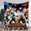 My Hero Academia: Heroes Rising Fleece Blanket – Soft and Cozy Throw for Anime Lovers, Featuring Izuku Midoriya and Katsuki Baku