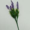 Flower Lavender Faux Arrangement With Plastic Blooms For Office Decoration Space