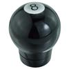 Lunsom Shift Aluminum Gear Shift Compatible with Automatic and Manual Black 8-Ball Knob, Lever, Cars,