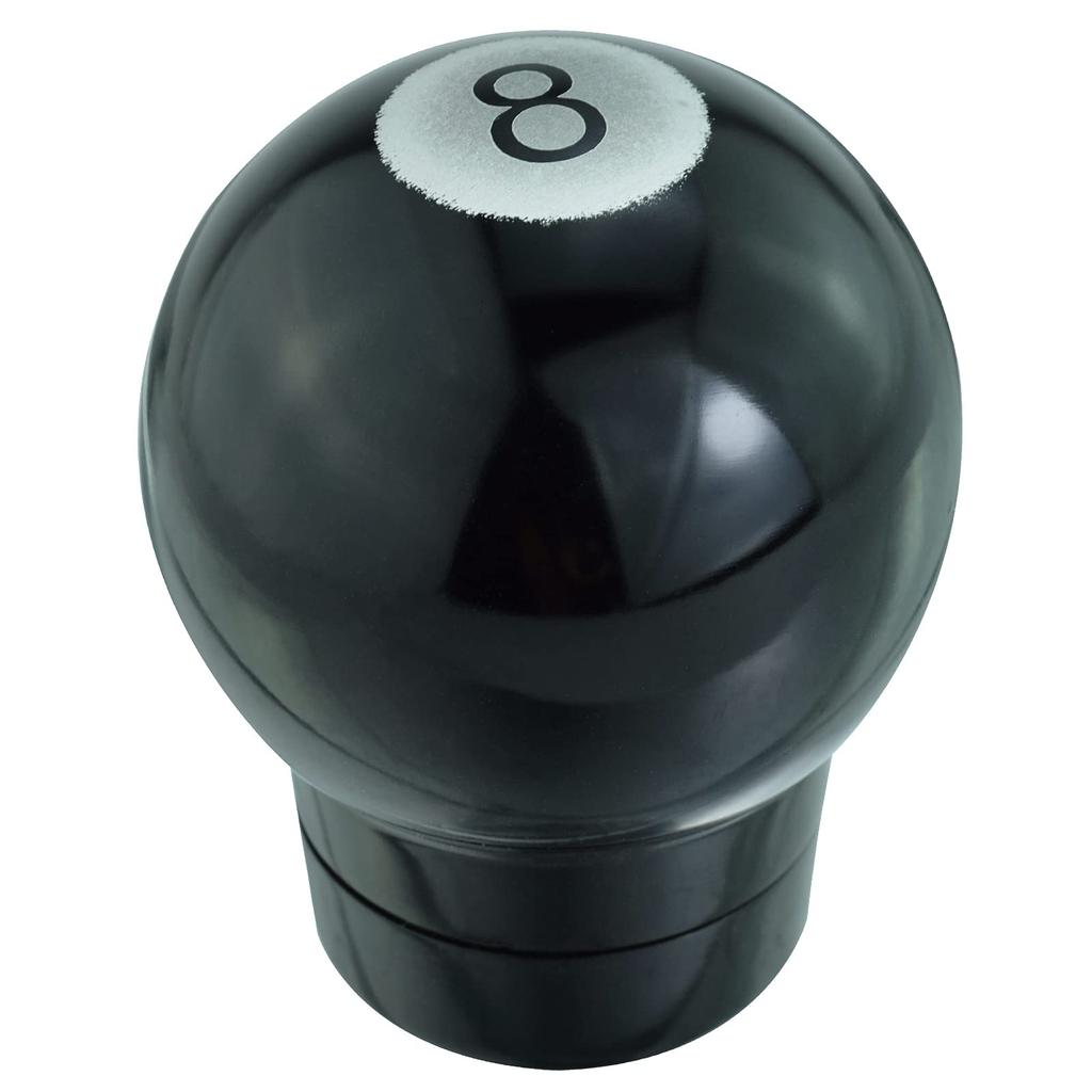 Lunsom Shift Aluminum Gear Shift Compatible with Automatic and Manual Black 8-Ball Knob, Lever, Cars,