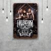 Halestorm Classic Poster Rusty Metal Plaque Retro Decorative Plate Bar Man Cave Garage Club Metal Sign Wall Decoration