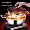 Yingbai 316L Stainless Steel Induction Cooker Hot Pot/Soup Pot