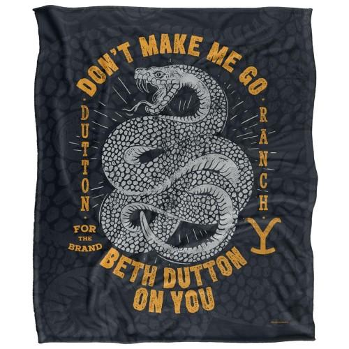 Yellowstone Silky Snake Beth Dutton Supersoft Blanket