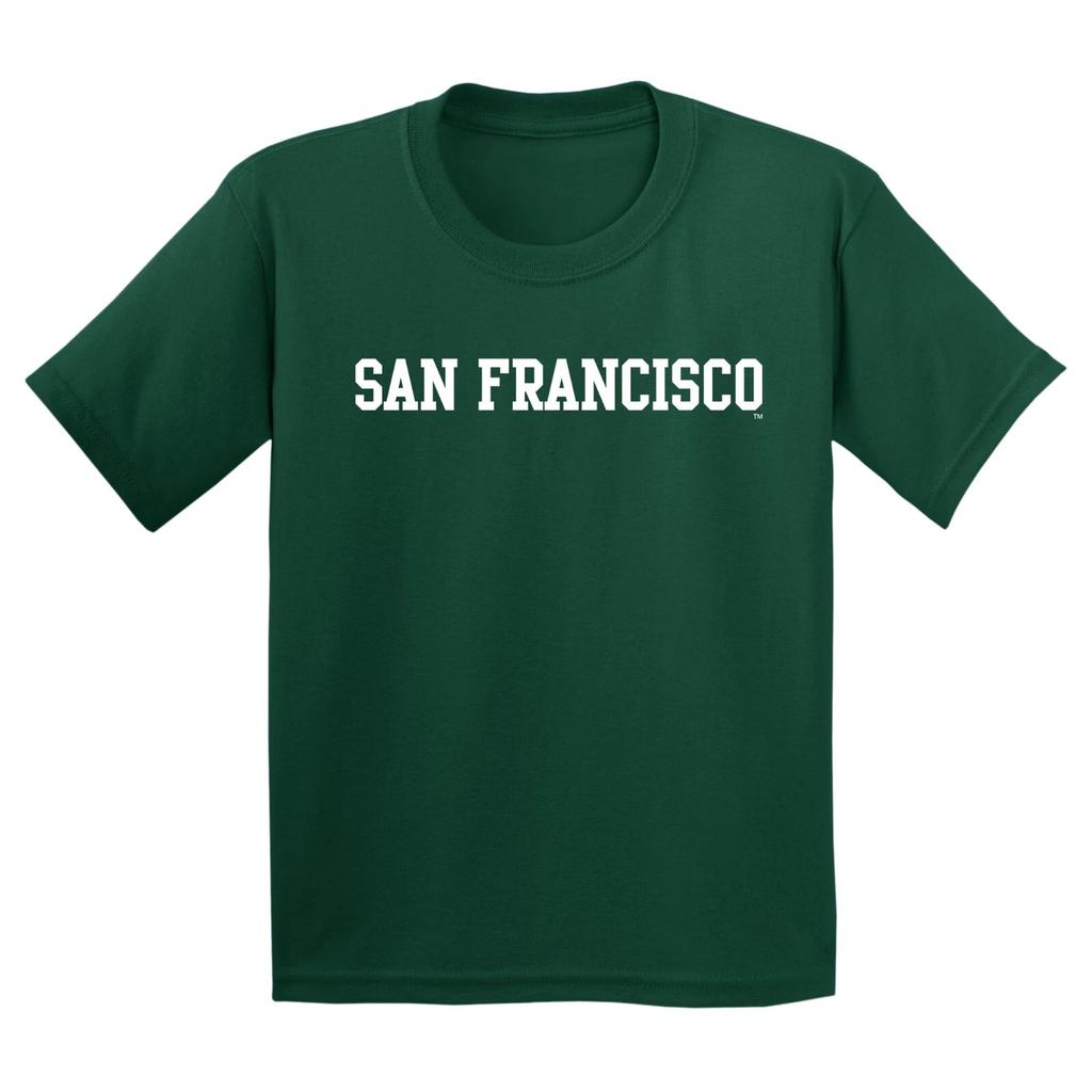 University of San Francisco Dons Basic Block Youth T-Shirt - Forest