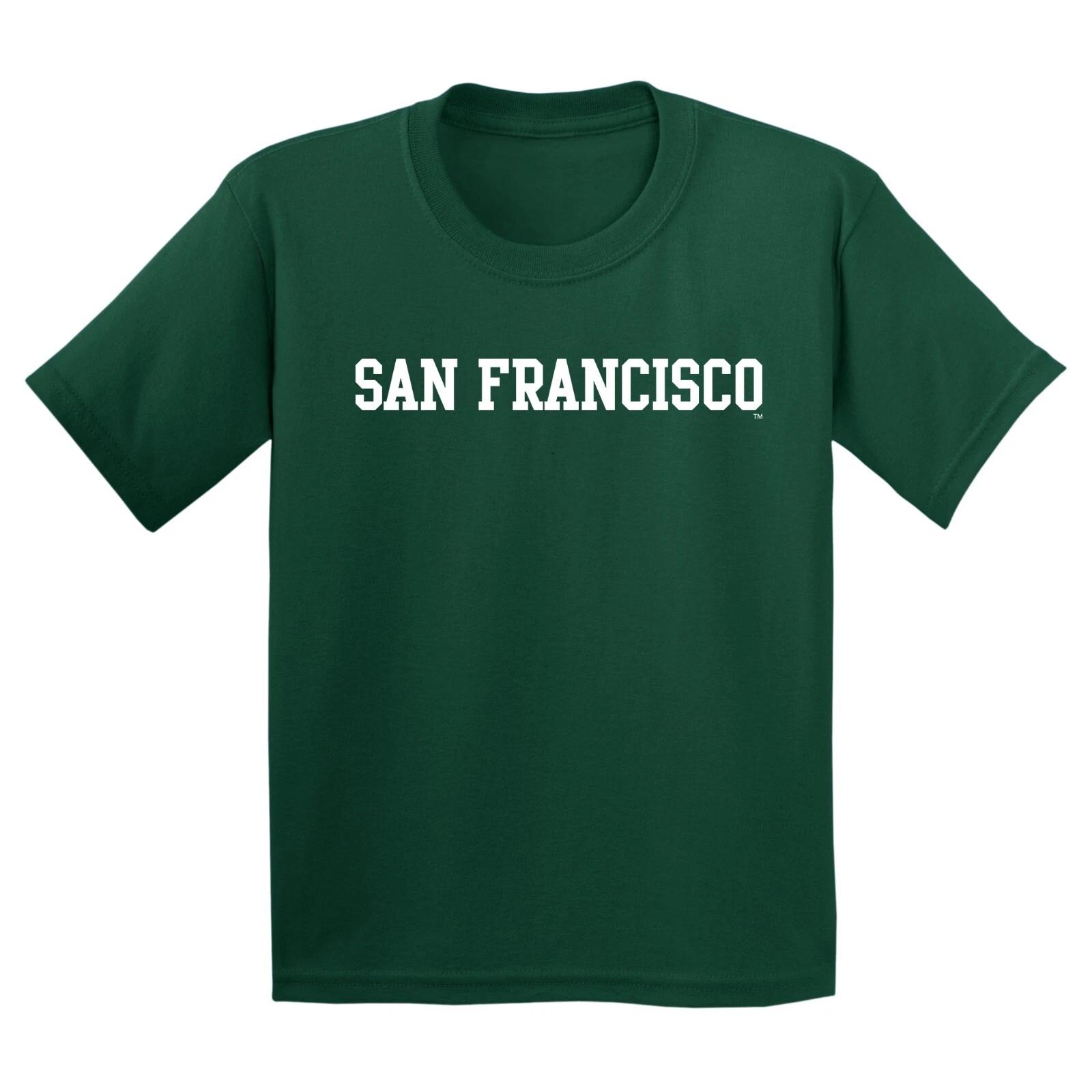 University of San Francisco Dons Basic Block Youth T-Shirt - Forest L