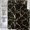 Black Marble Bathroom Rug Bathroom Absorbent Bedroom Door Rug Kitchen Balcony Living Room Entrance Carpet Home Decoration