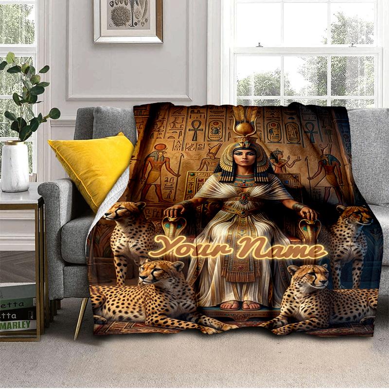1PC Custom Name Glamorous Hair Tools Fantasy blanket versatile,all-season throw suitable for the living room,bedroom,camping,travel,and gift