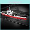 Aircraft Carrier Assembly Building Block Model Ornament For Kids And Diy Enthusiasts