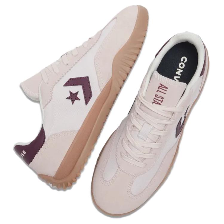 Converse Run Star Trainer Low-Top Casual Running Shoes for Men and Women in Blush Pink