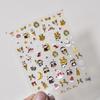 1pcs 5D Bronzing Star Moon Nail Art Stickers Luxury Gold Silver Adhesive Slider Press on Nail Decoration Decals Accessories DIY