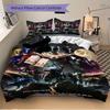 3pcs Power Rangers Themed Design Quilt Set - Soft and Comfortable Bedroom, Guest Room and Dorm Decor Bedding Set 1 Quilt Cover + 2 Pillowcases.F063
