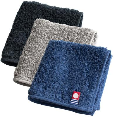 STOCK Imabari Hand Set of Small Hand Towels for Men [TVRT] Towels, 3, 20x20cm, Compact, (Assorted)