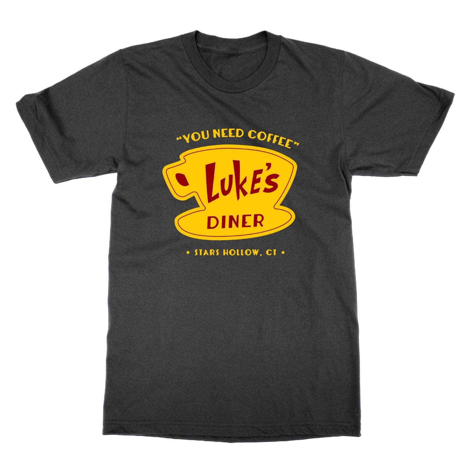 Luke s Diner t-shirt funny girls top gilmore tee television comedy TV cosplay 2XL