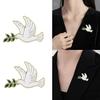 10 Piece Peace Symbol Brooch Badge Pin With Tree Branch Detail Shape For Weddings Business Meetings Everyday Wear
