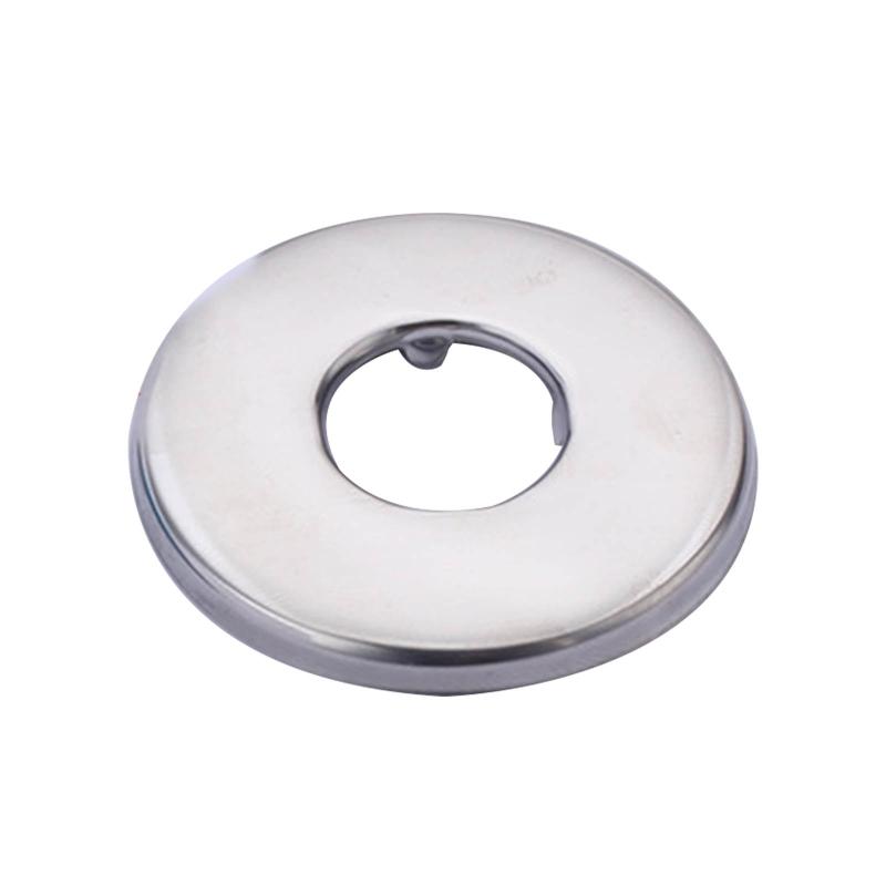 

Stainless Steel Round Escutcheon Plate Wall Flange Water Pipe Faucet Decorative Cover Bathroom Accessories 46x21mm
